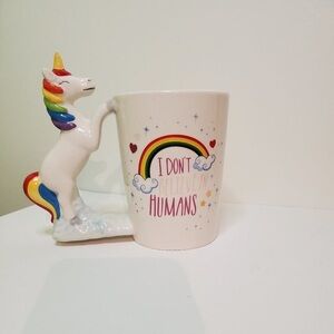 Unicorn Rainbow Novelty Coffeetea Mug